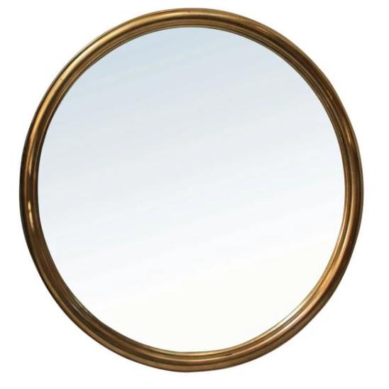 Gaudion Furniture Mirrors 1 x Round Gold Mirror Round Gold Mirror