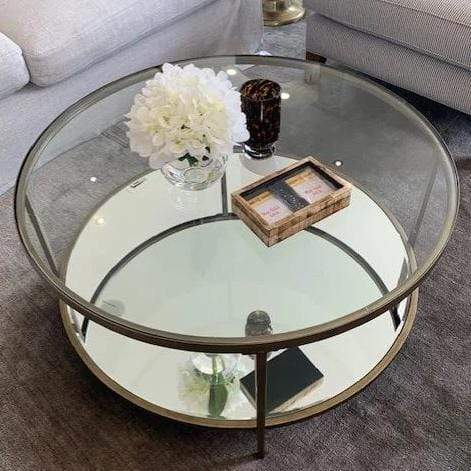 Gaudion Furniture Round Coffee Table 1 x Round Marianne Coffee Table Round Coffee Table Marianne