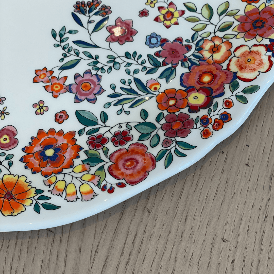 Gien Poesie Cake Plate - Gaudion Furniture