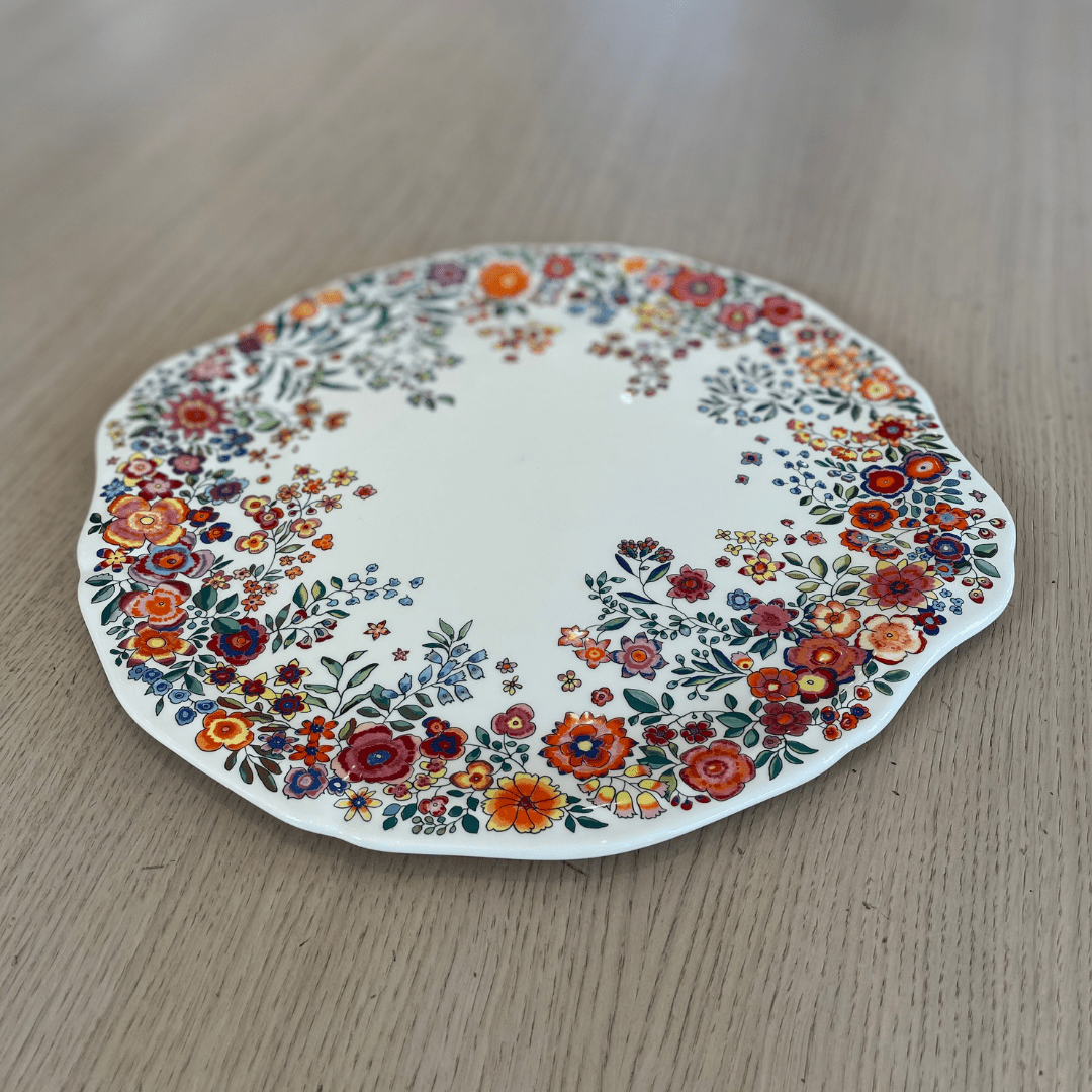 Gien Poesie Cake Plate - Gaudion Furniture