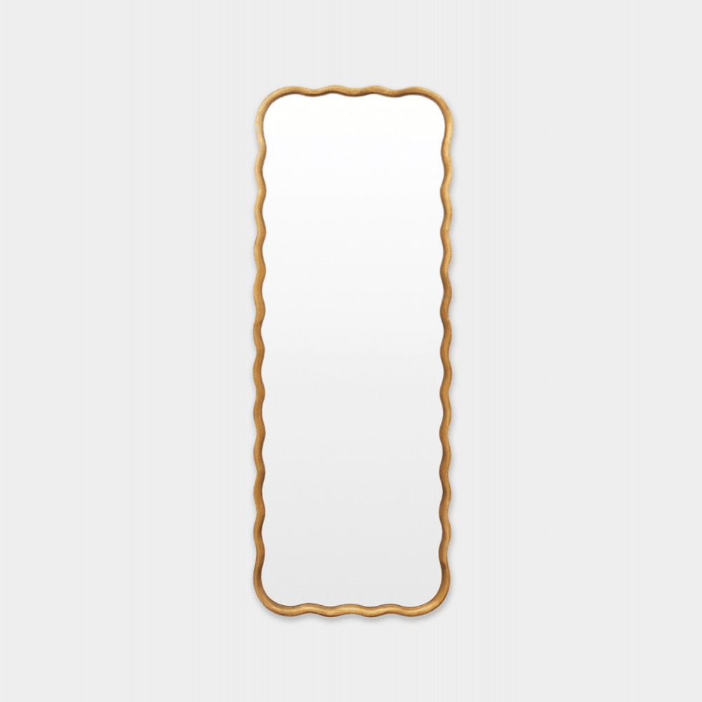 Jemima Gold Floor Mirror - Gaudion Furniture