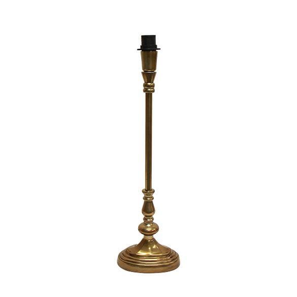 Lamp Base Antique Gold Oval - Gaudion Furniture