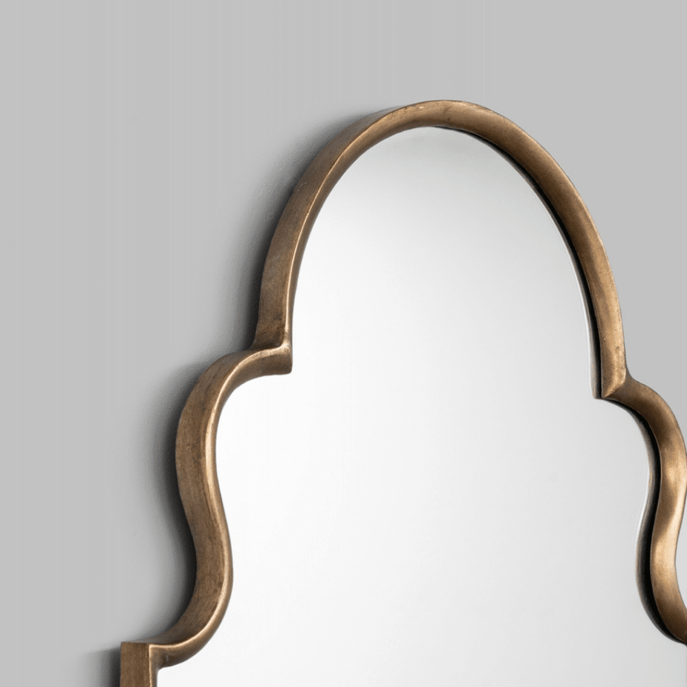 Melba Brass Mirror - Gaudion Furniture