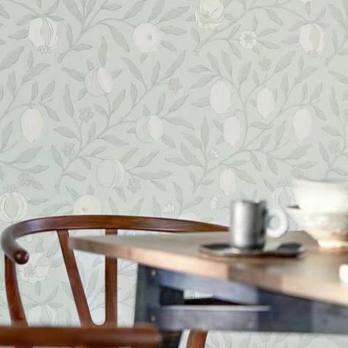 Morris & Co Pure North Pure Fruit Wallpaper 4 Colours - Gaudion Furniture