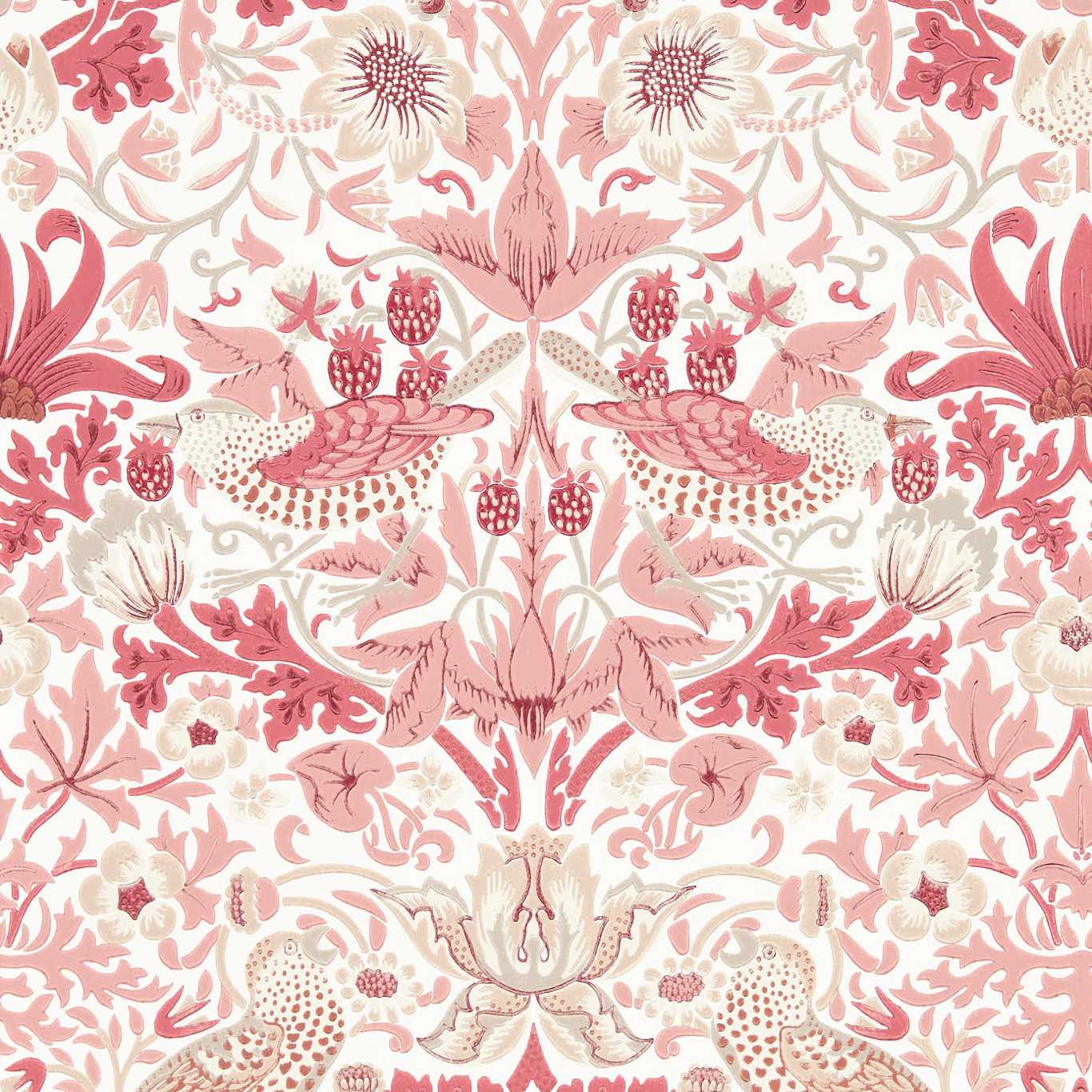 Morris & Co Strawberry Thief Wallpaper - Gaudion Furniture