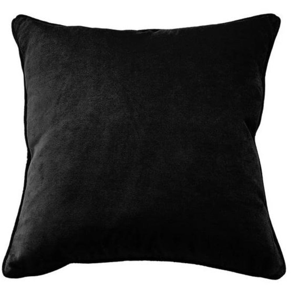 Mulberi Cushions 1 x Black Monty Cushion Monty Velvet Cushion 6 Colours