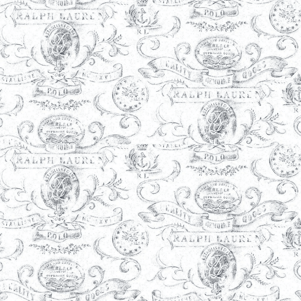 Ottoman in Ralph Lauren Gunnison Fabric - Gaudion Furniture