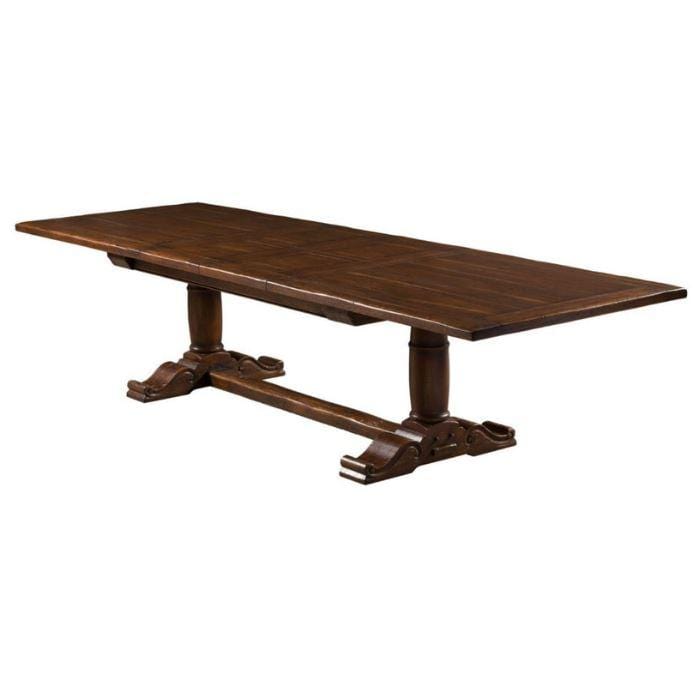 Pedestal Extendable Dining Table - Gaudion Furniture