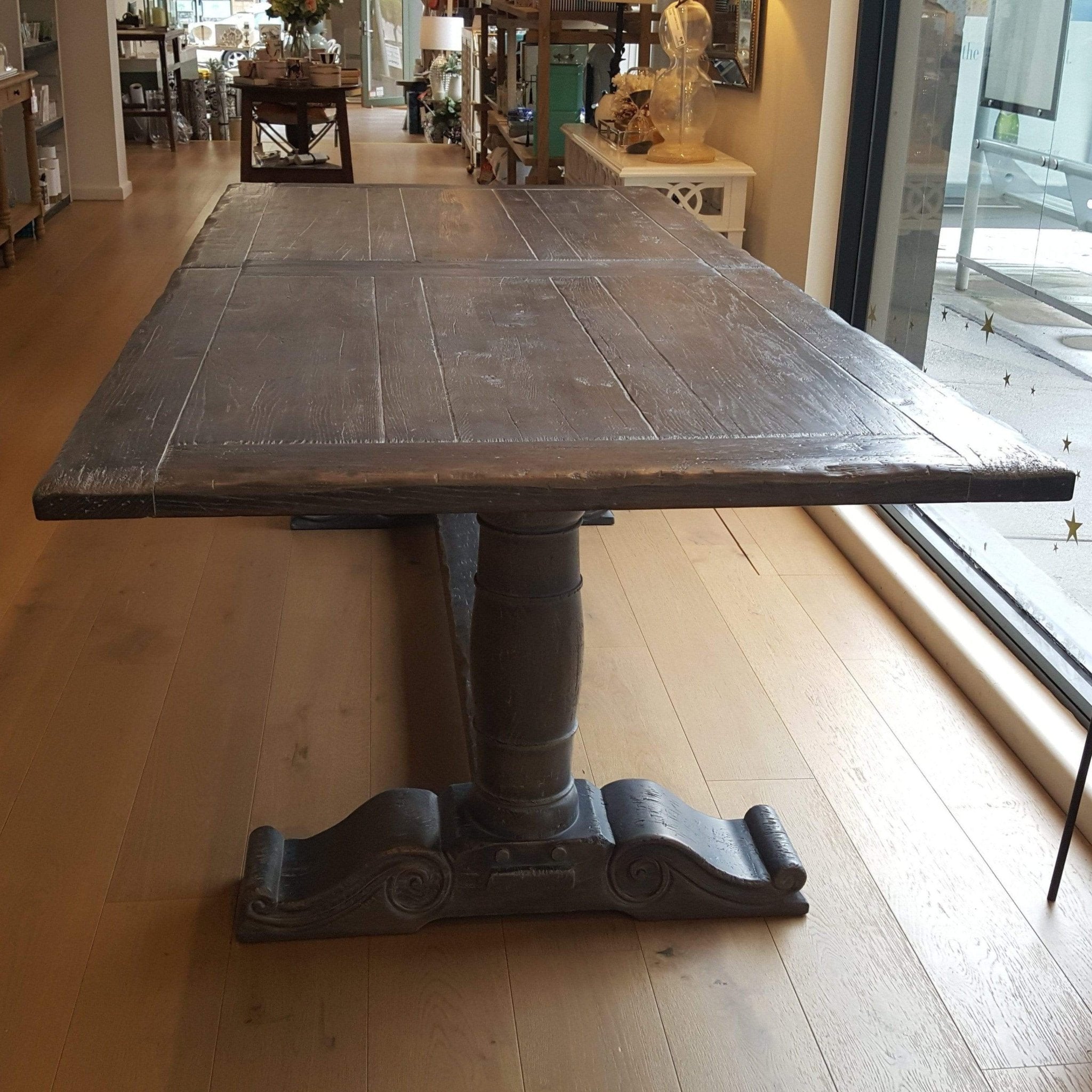 Pedestal Extendable Dining Table - Gaudion Furniture