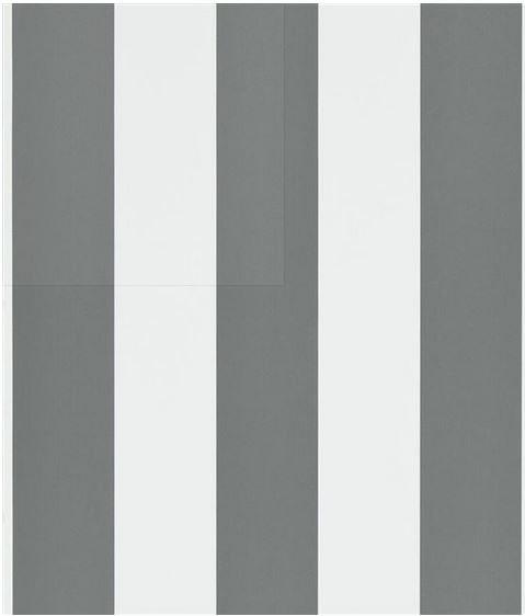Ralph Lauren Wallpaper 1 x Grey & White Spalding Stripe Wallpaper Roll 