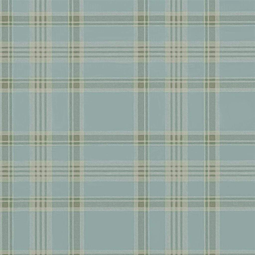 Ralph Lauren Mist Deer Path Trail Plaid Wallpaper Roll Ralph Lauren Deer Path Trail Plaid Wallpaper