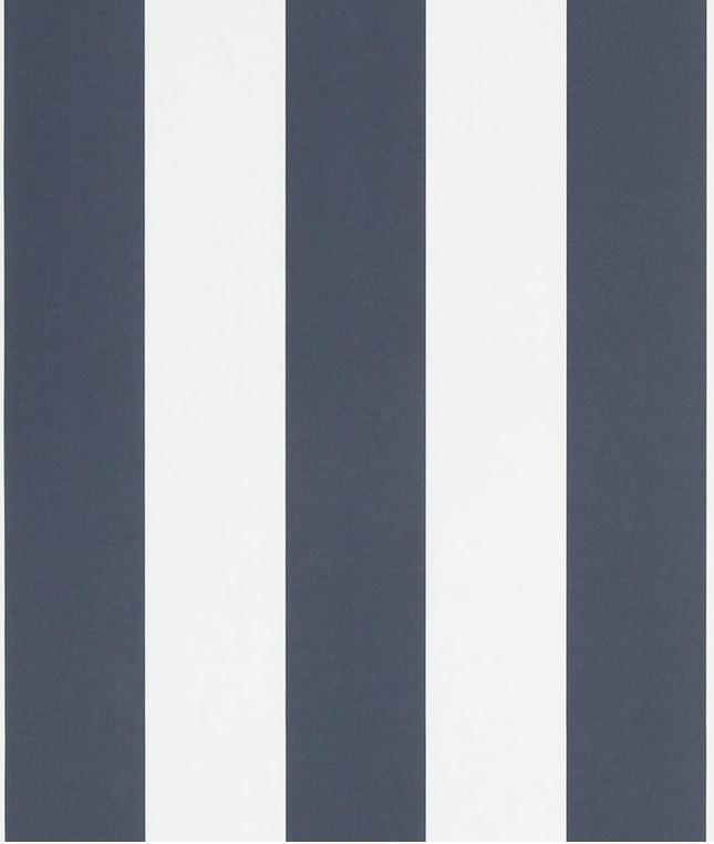 Navy & White Spalding Stripe Wallpaper Roll Ralph Lauren Spalding Stripe Wallpaper 14 Colours