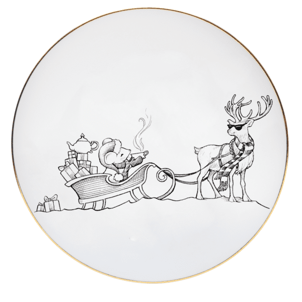Rory Dobner Rafferty Reindeer Plate – Fine Bone China - Gaudion Furniture