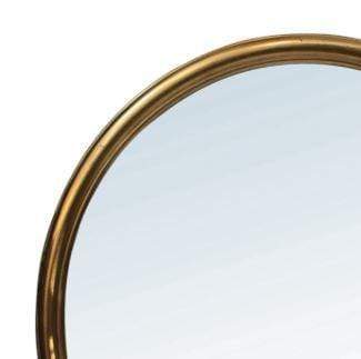 Round Gold Mirror - Gaudion Furniture