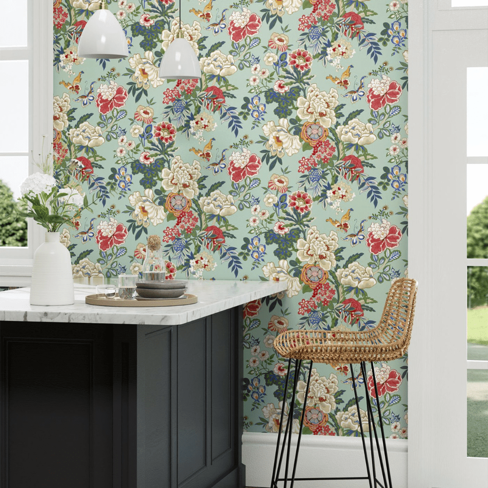 Sanderson Emperor Peony Wallpaper 4 Colours – Gaudion Furniture
