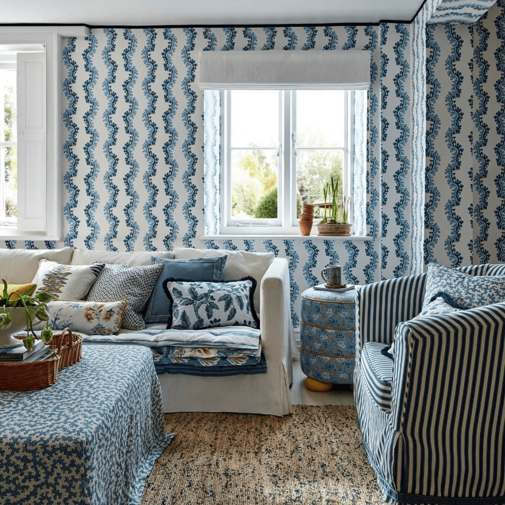 Sanderson Wallpaper Sanderson Oxbow Wallpaper Colours