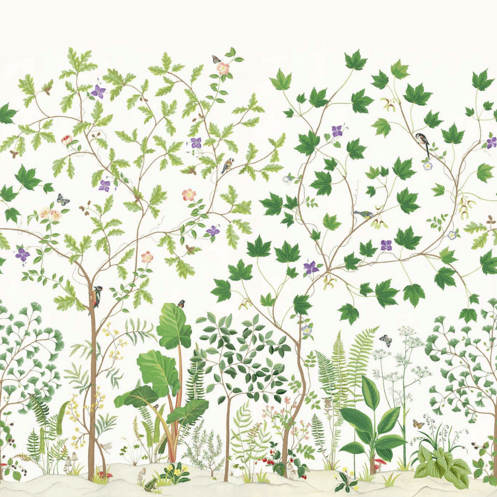 Sanderson Wallpaper Sycamore and Oak Wallpaper Panel 3 Colours