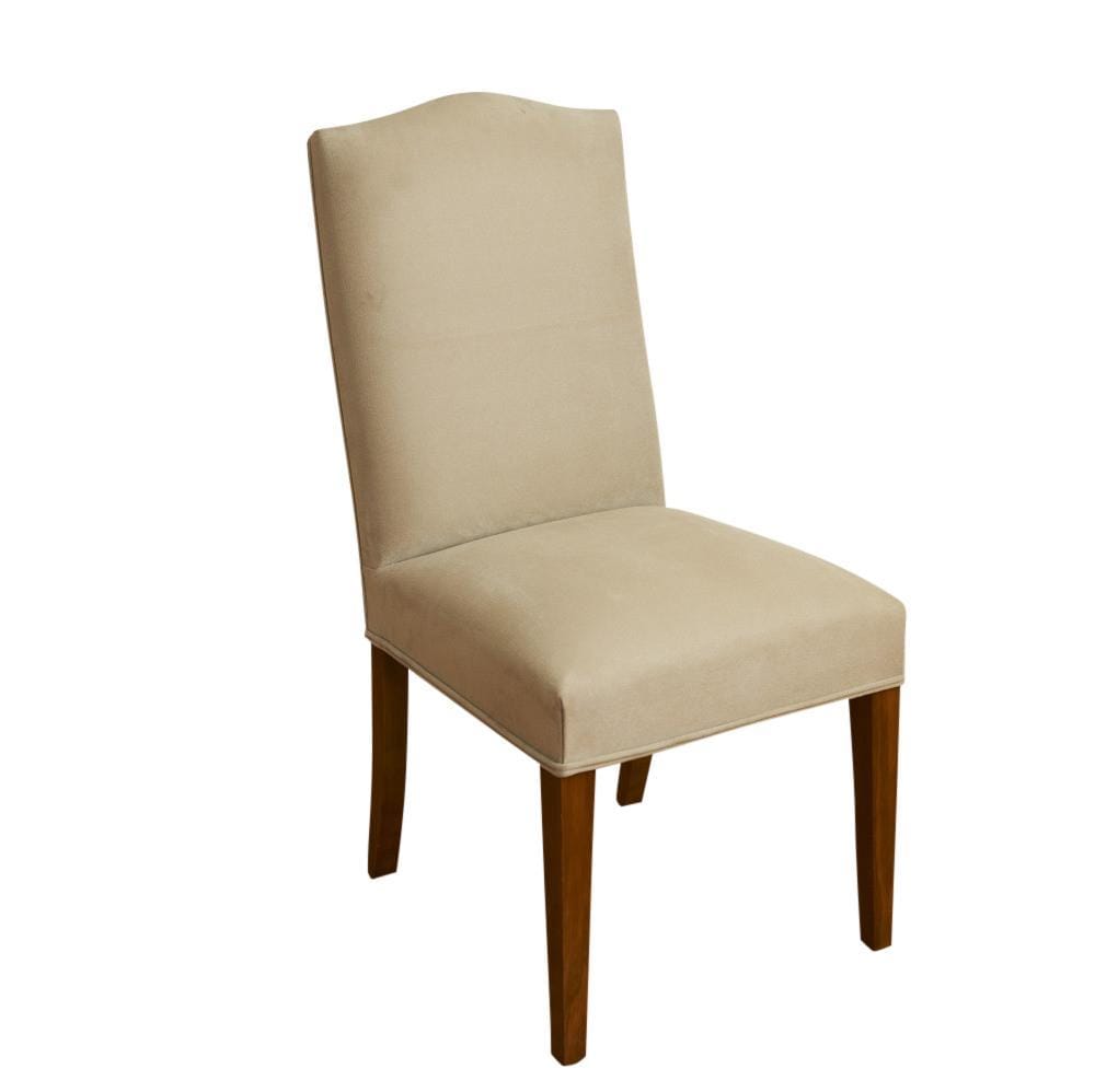 Tapered Leg Dining Chair Camel Top - Gaudion Furniture