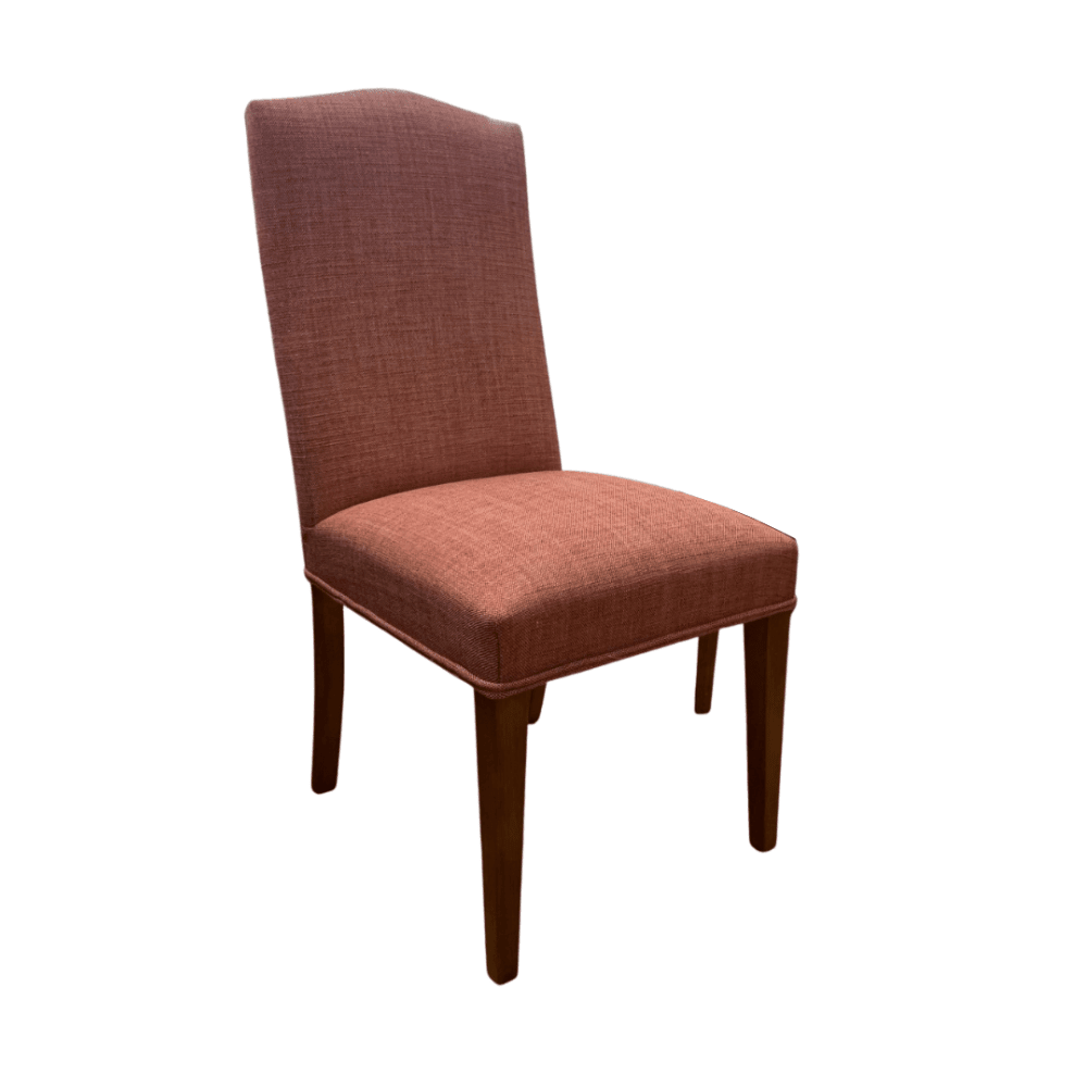 Tapered Leg Dining Chair Camel Top - Gaudion Furniture