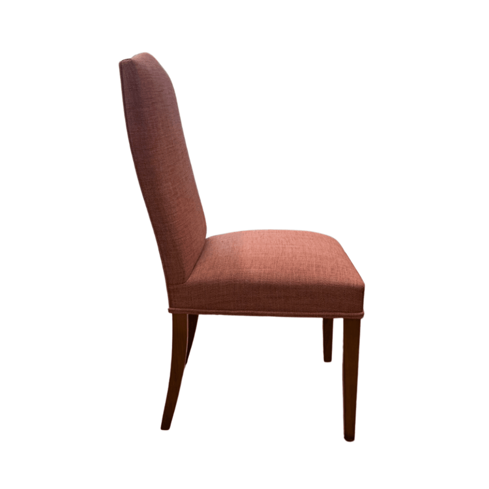 Tapered Leg Dining Chair Camel Top - Gaudion Furniture