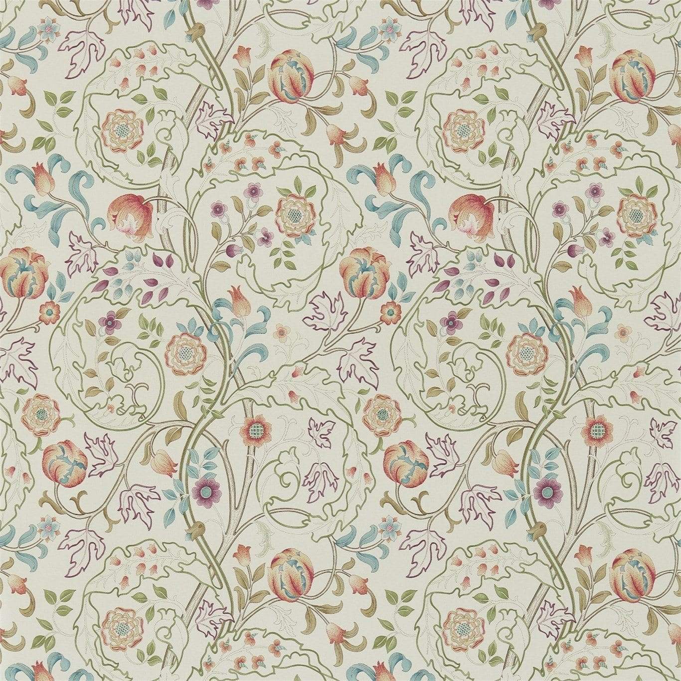 Morris & Co Wallpaper Rose/Artichoke Mary Isobel Wallpaper Roll William Morris Mary Isobel Wallpaper