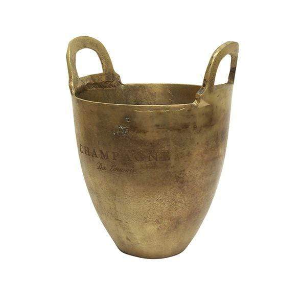 Wine Bucket Burnt Pewter Small - Gaudion Furniture